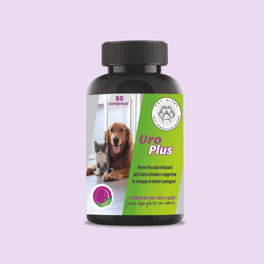 Integratore naturale per cani e gatti supporto per i reni e le vie urinarie con mirtillo